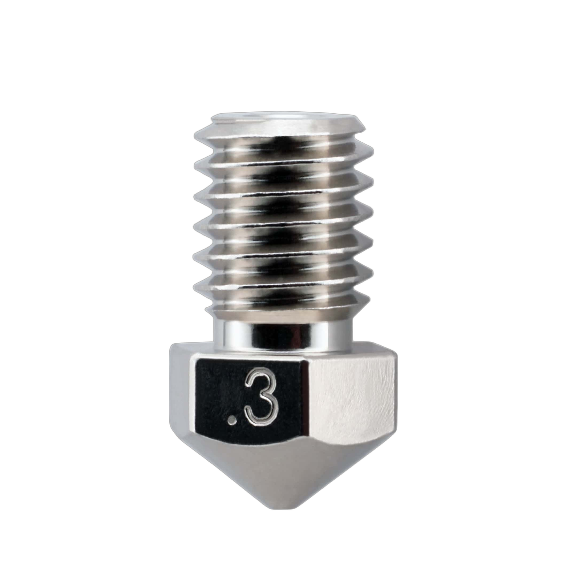 Micro Swiss brass RepRap M6 nozzle thread detail