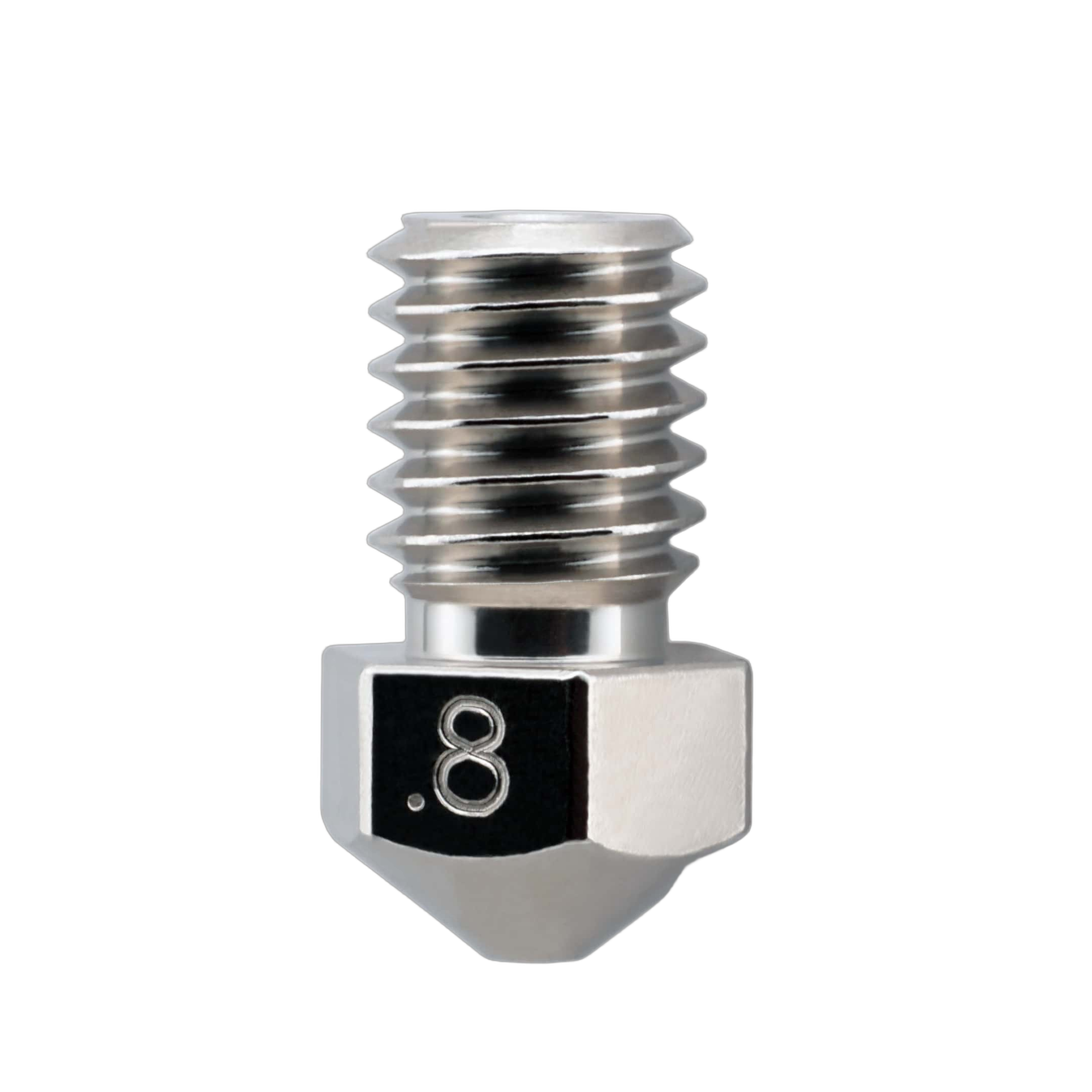 Micro Swiss brass RepRap nozzle .8mm orifice for high-flow printing