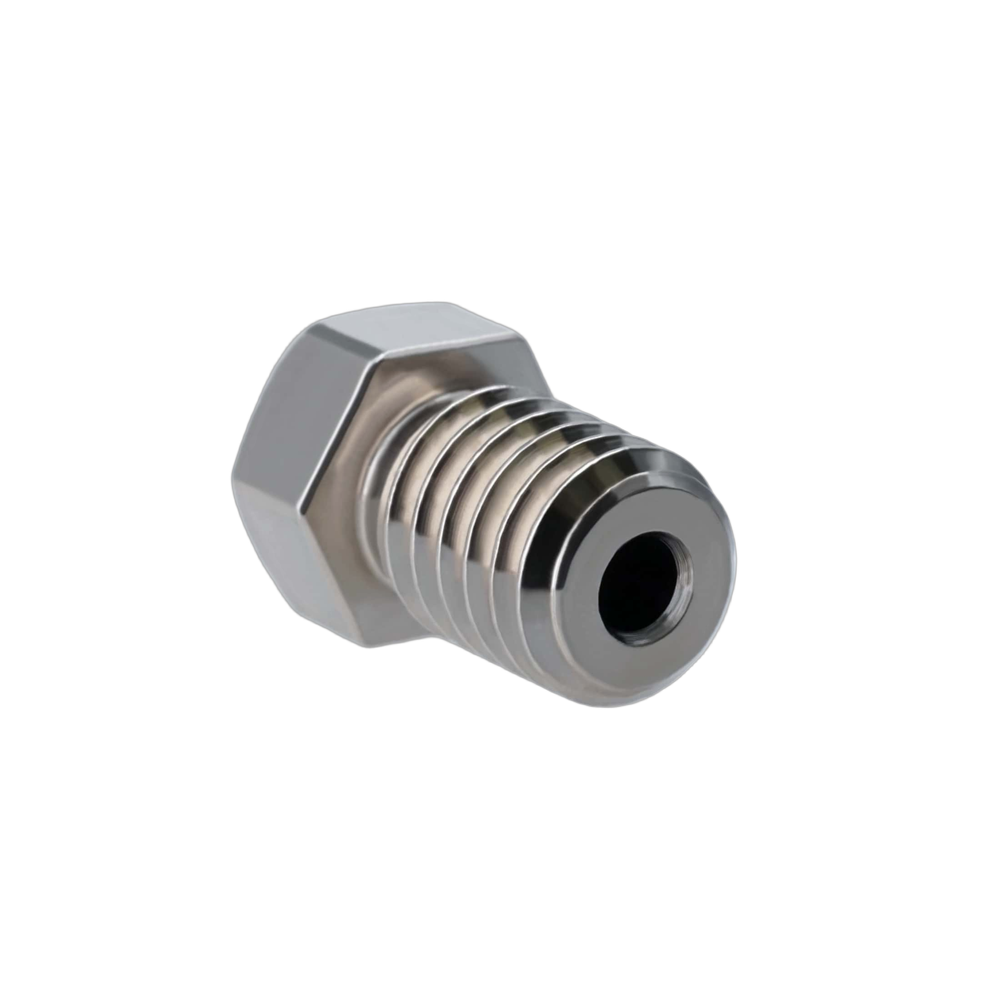 Brass RepRap nozzle reverse view