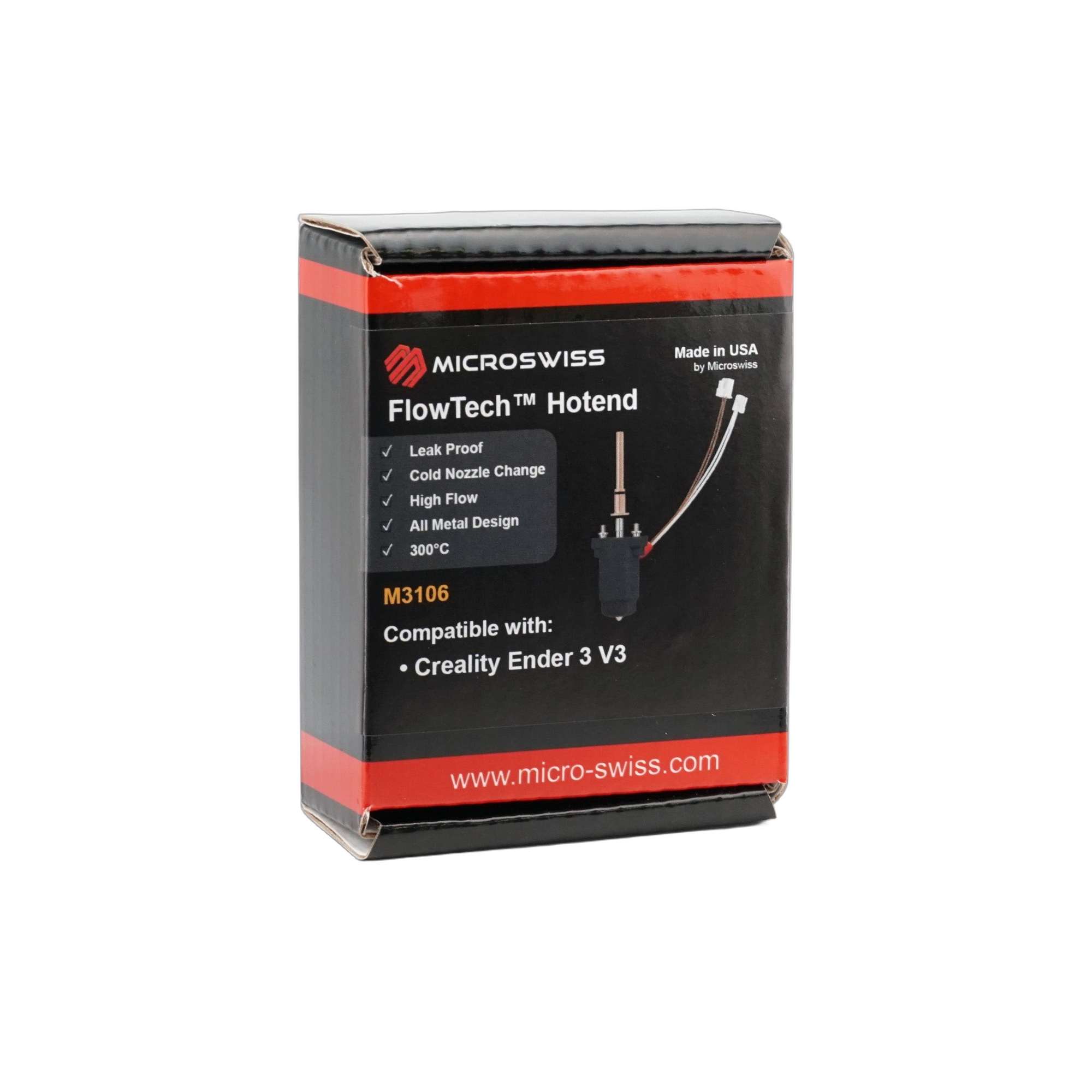 Micro Swiss FlowTech Hotend for Creality Ender 3 V3 detail