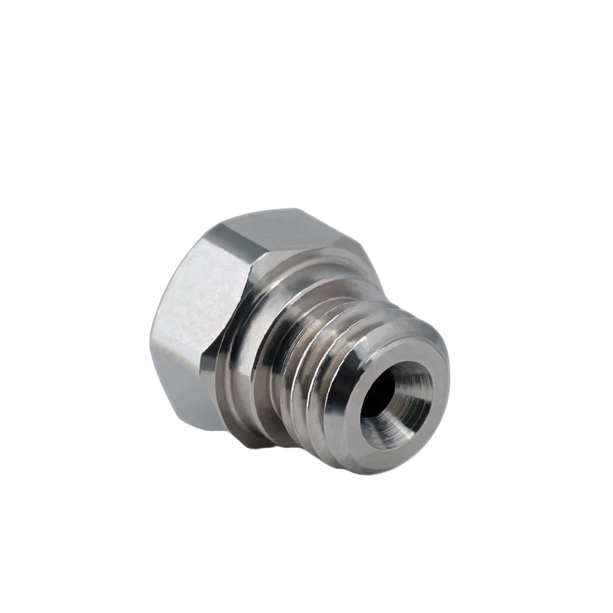MK10 all-metal brass nozzle reverse view