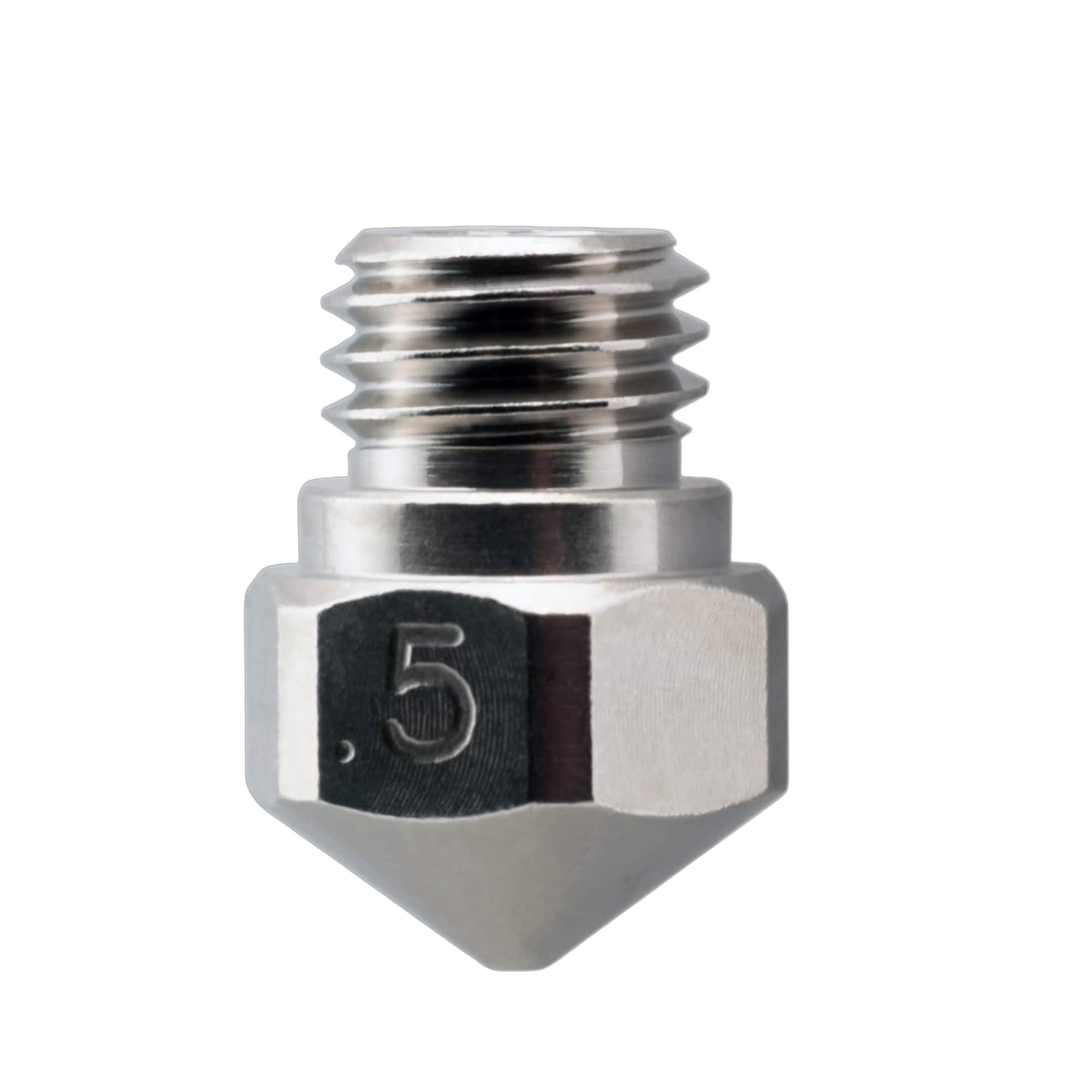 Micro Swiss MK10 brass nozzle M7 thread detail