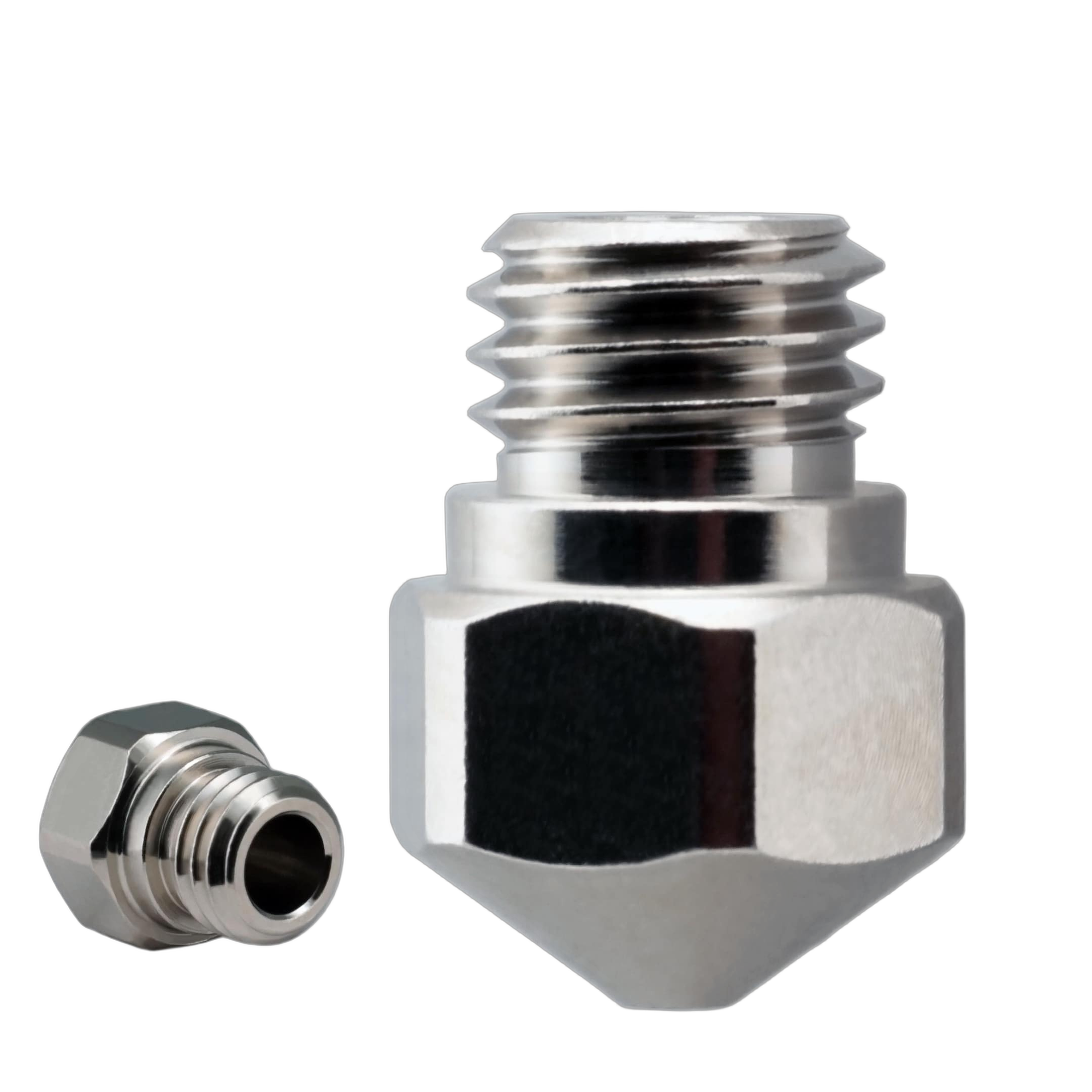Micro Swiss MK10 brass plated nozzle for FlashForge and Dremel printers
