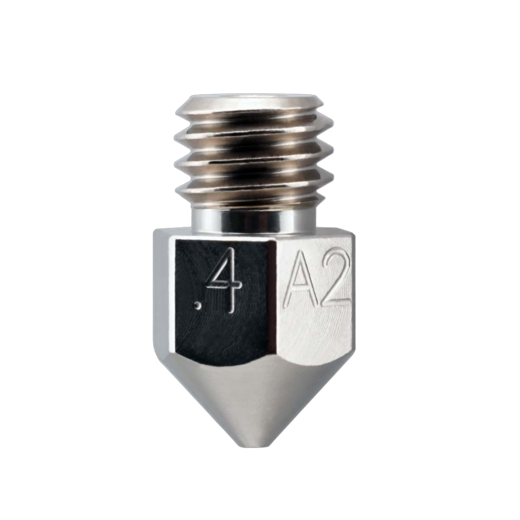 Micro Swiss MK8 A2 nozzle .4mm orifice detail