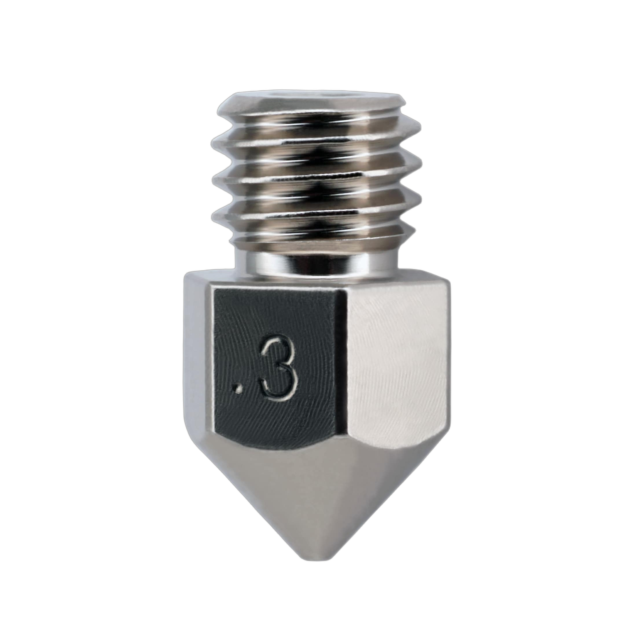 Micro Swiss MK8 brass nozzle with TwinClad XT low-friction coating