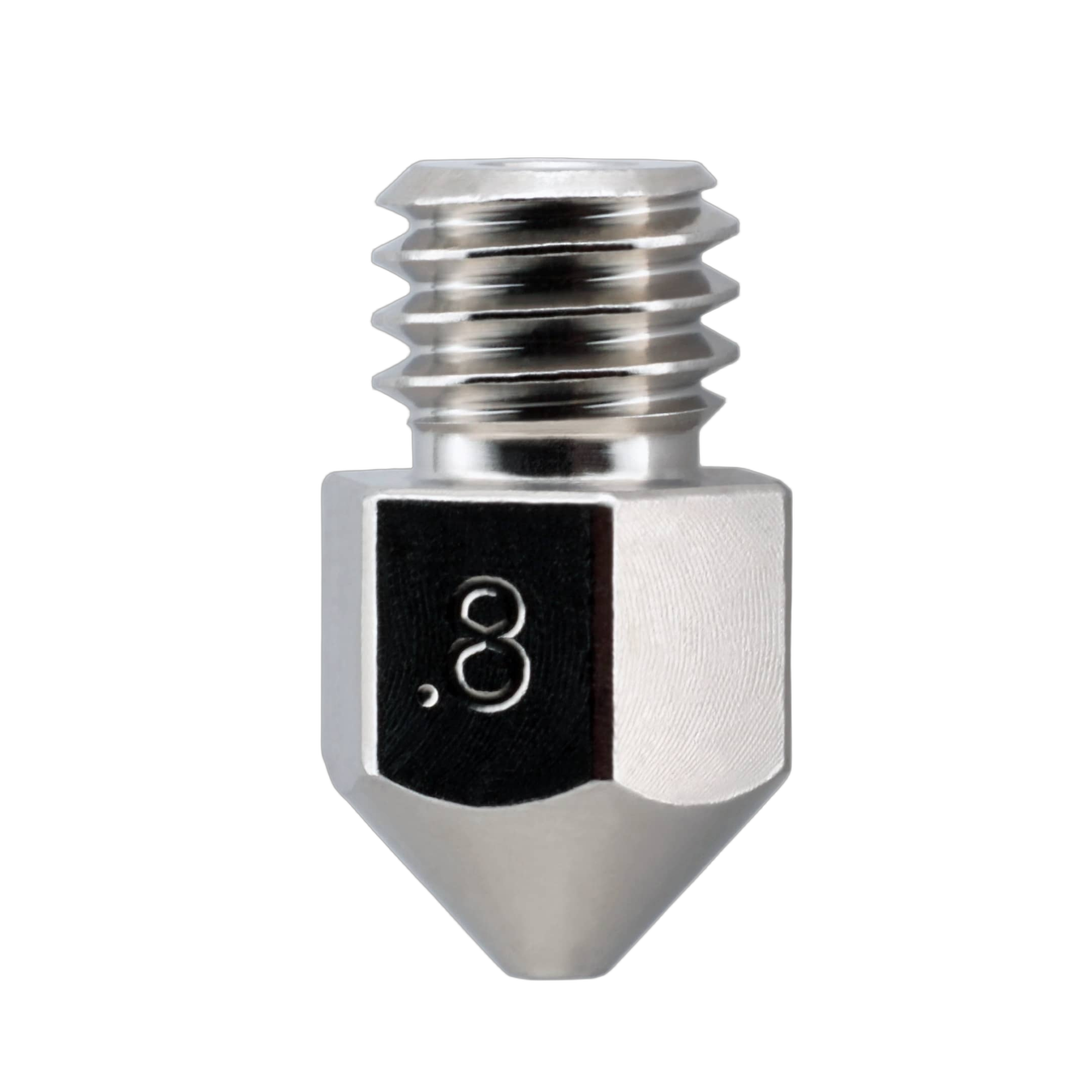 Micro Swiss MK8 brass nozzle detail