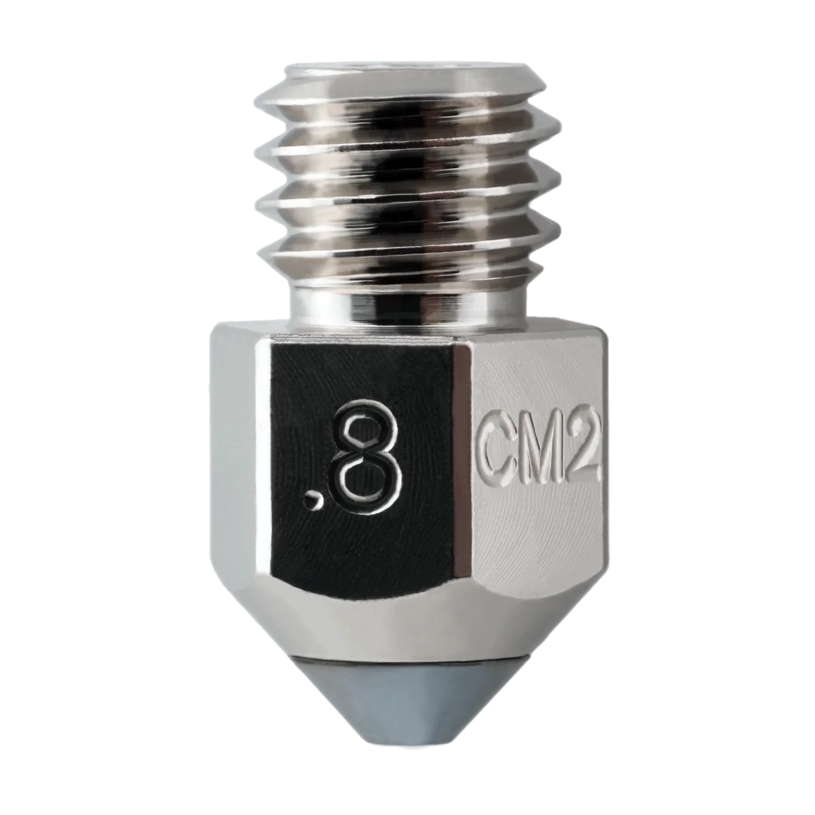Micro Swiss CM2 MK8 nozzle hardened M2 steel tip with WS2 coating