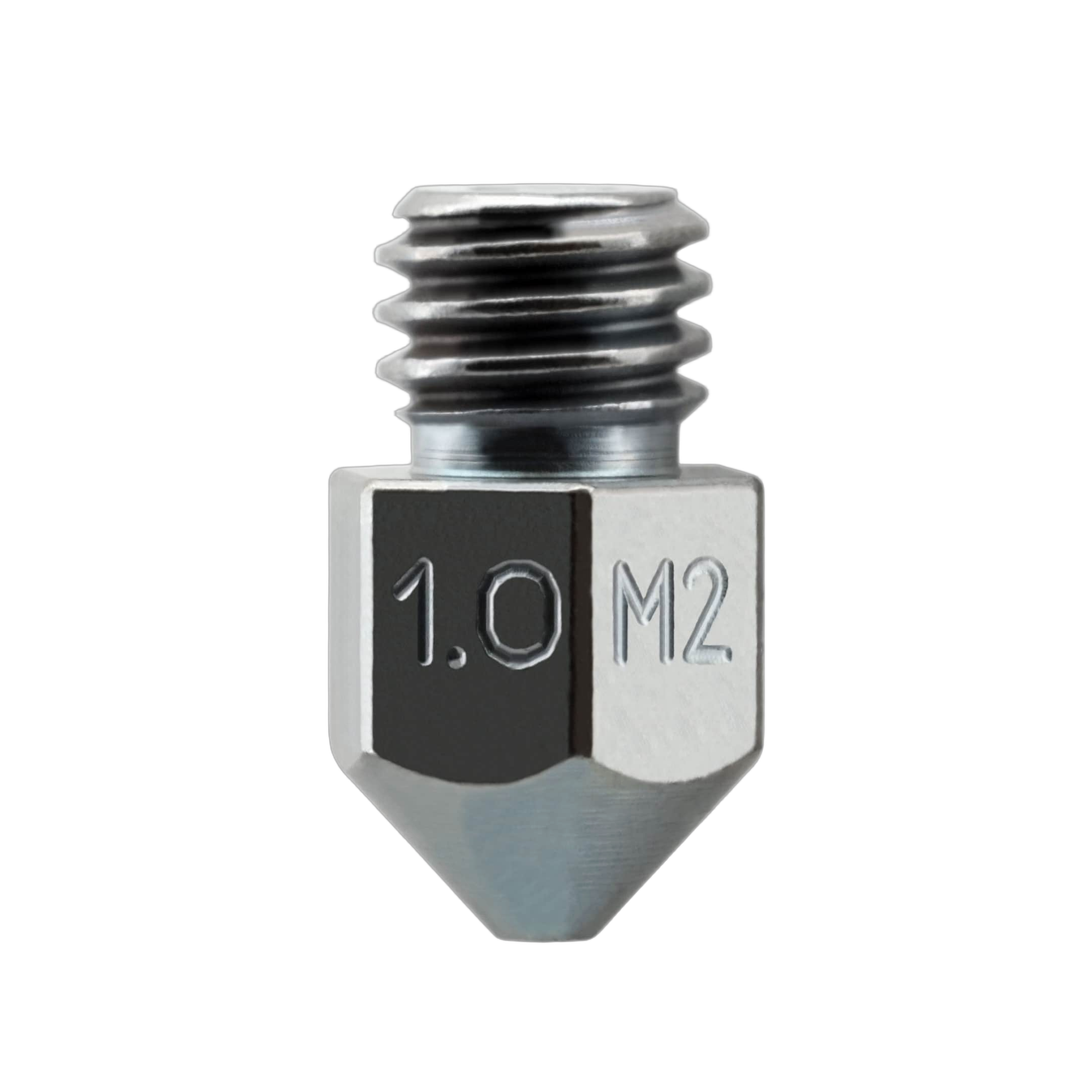 Micro Swiss MK8 M2 nozzle 1.0mm orifice for high-flow printing