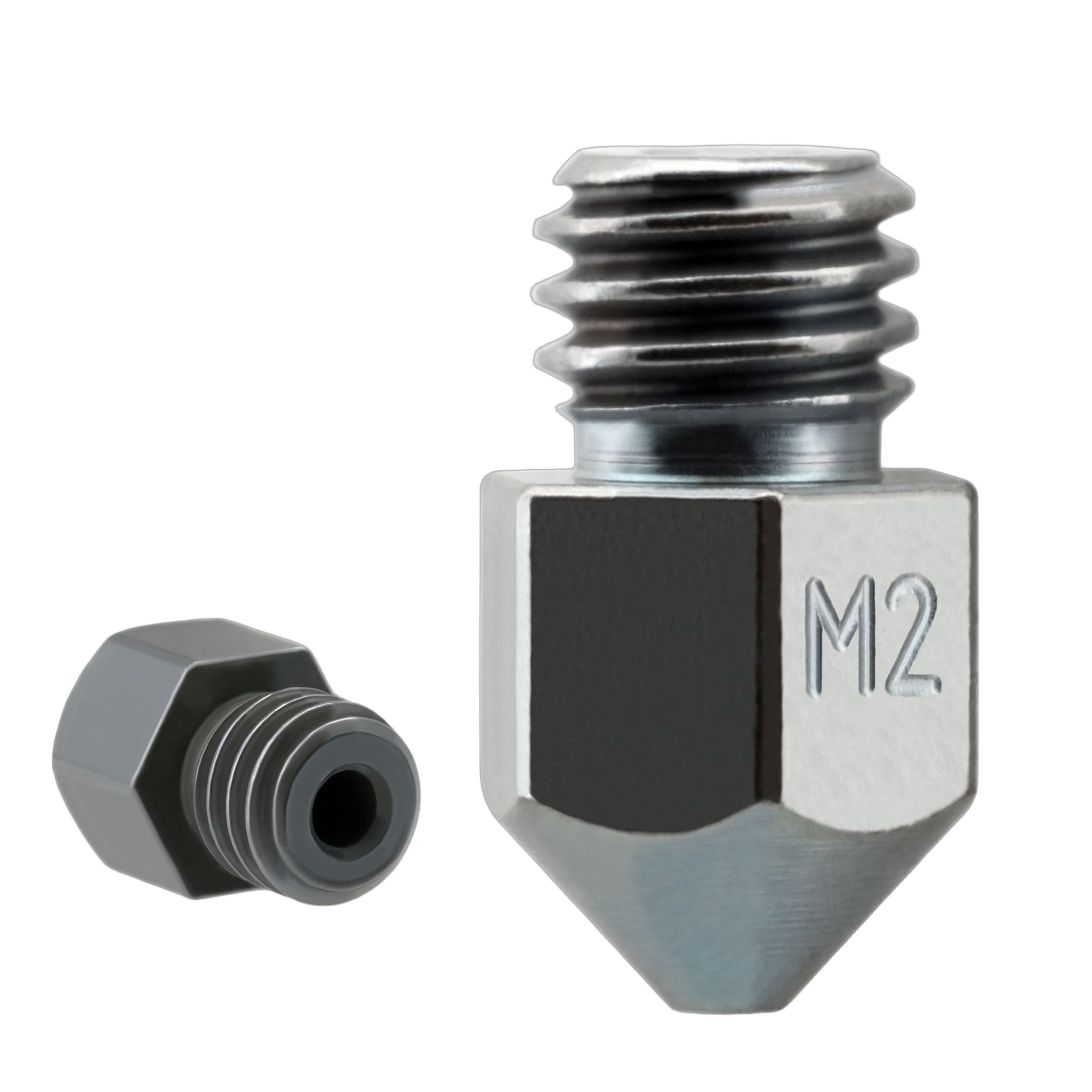 Micro Swiss MK8 M2 high speed steel nozzle for Creality and Ender printers