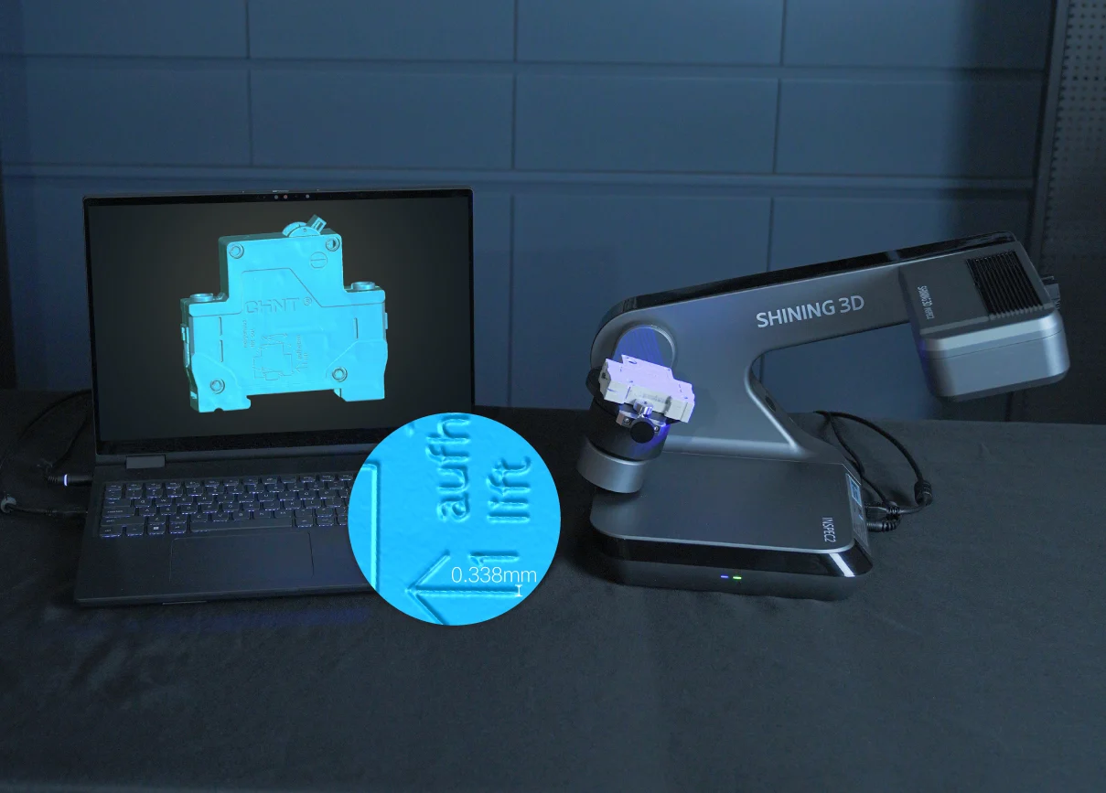 AutoScan Inspec2 — 0.01mm accuracy unparalleled detail dual 5MP cameras blue LED structured light