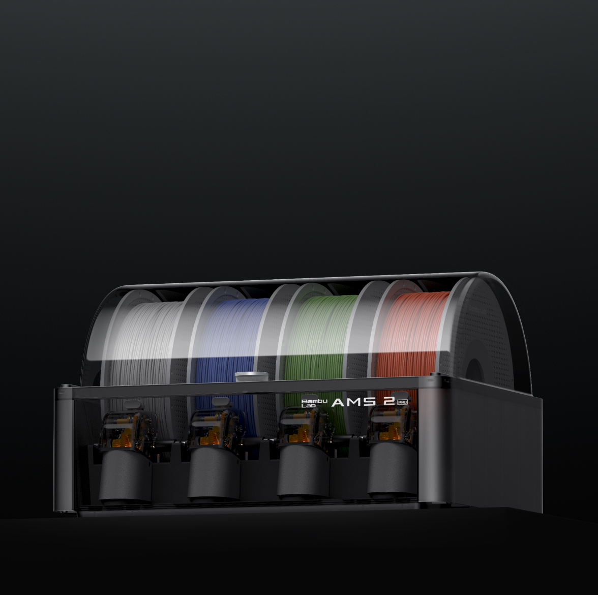 H2S 65°C heated chamber and AMS 2 Pro system for engineering-grade multi-material printing
