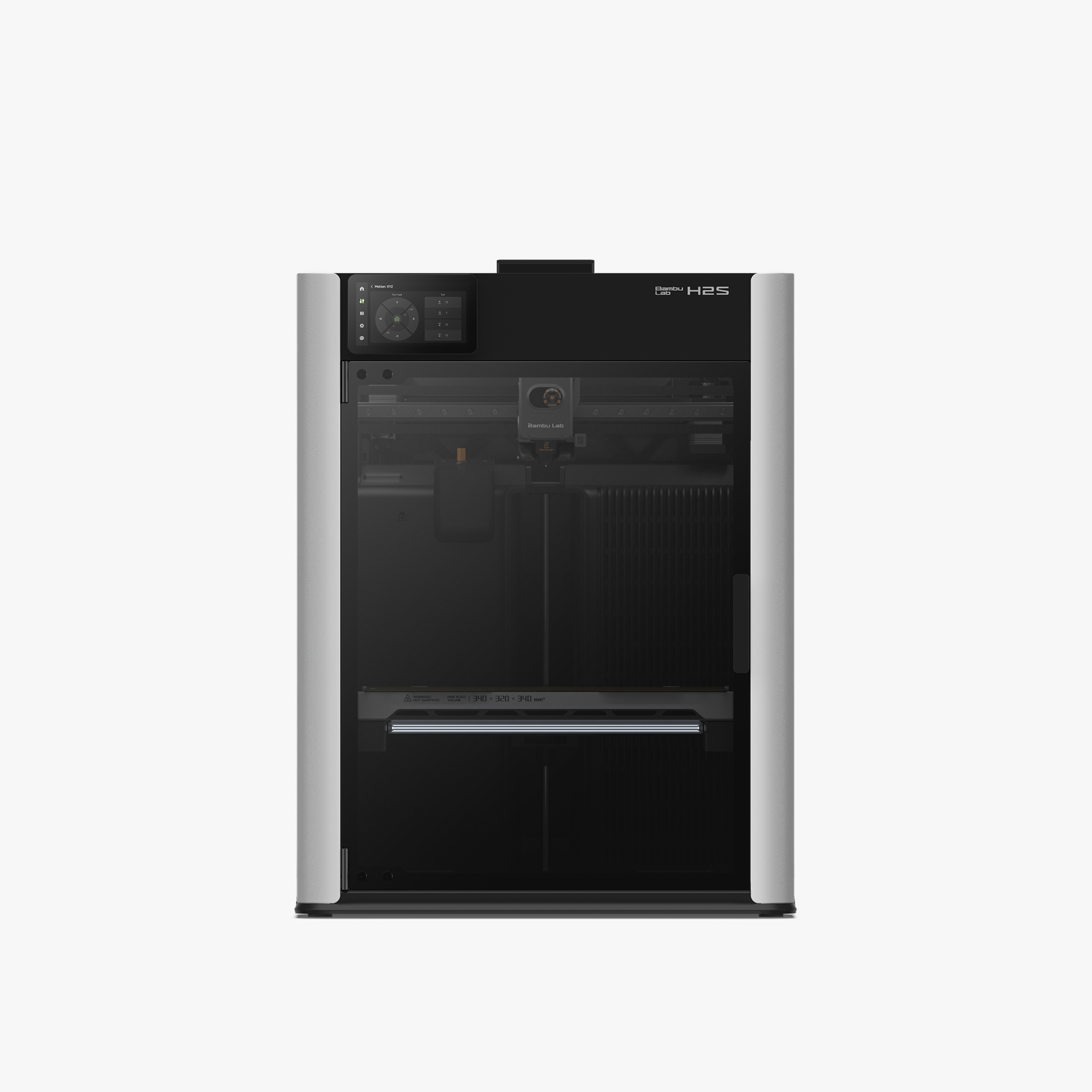 Bambu Lab H2S — front view, printer only