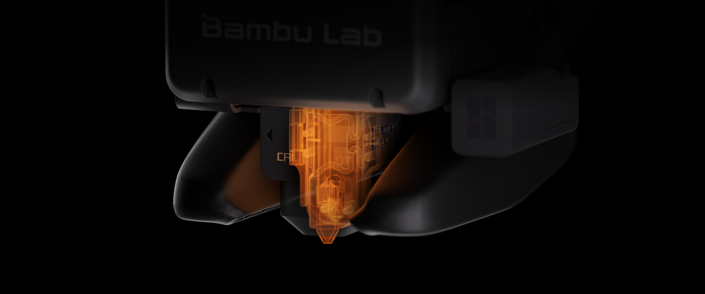 H2S DynaSense servo extruder and single-nozzle hotend with built-in filament cutter