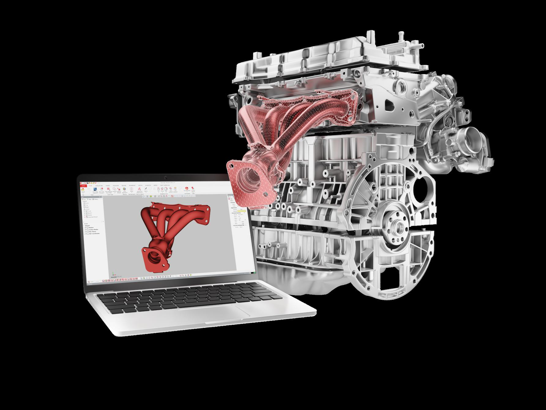 Geomagic Design X -- full scan-to-CAD reverse engineering software