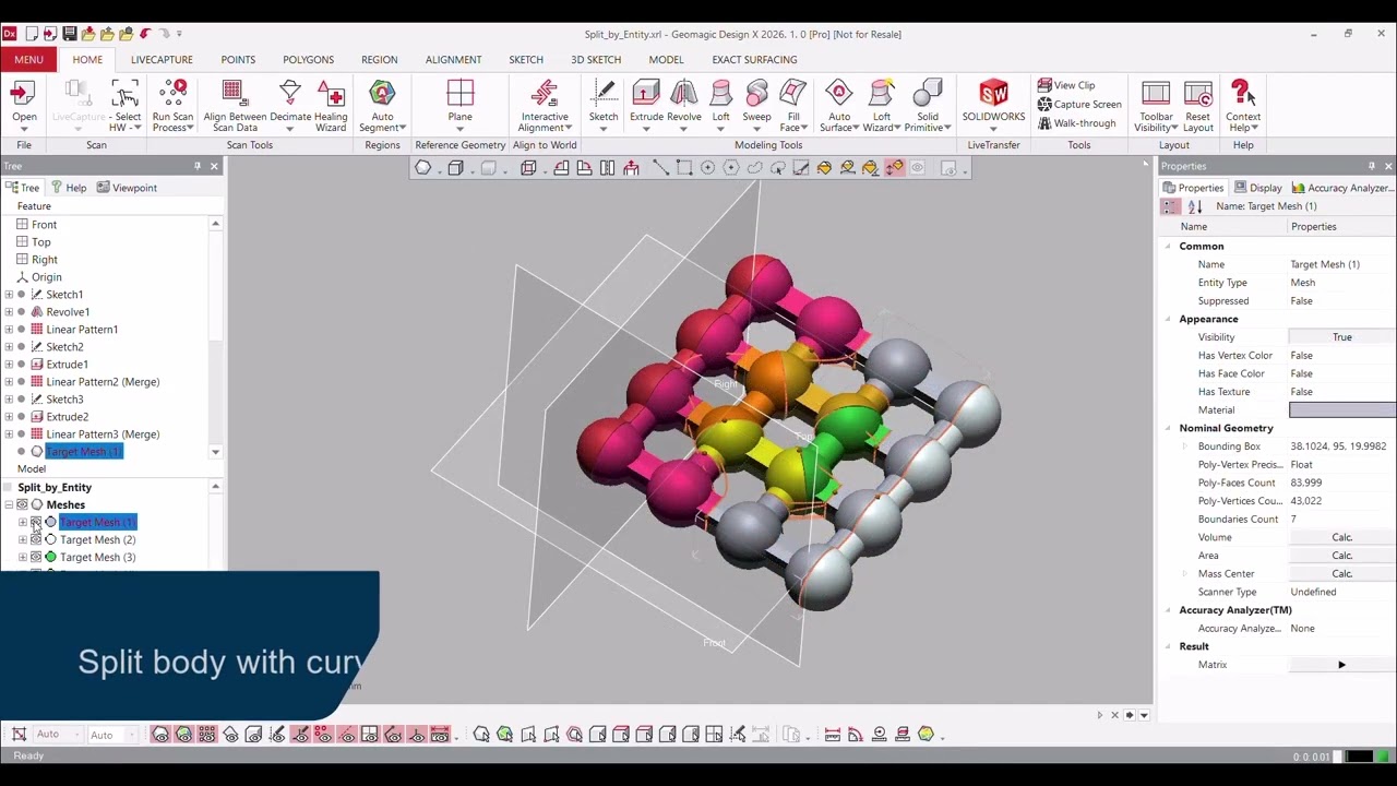Geomagic Design X 2026.1 feature highlight -- official Geomagic software overview