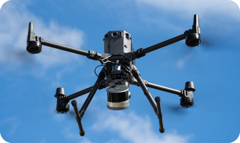Lixel L2 Pro drone mount bracket on DJI Matrice 300 RTK for aerial LiDAR surveys