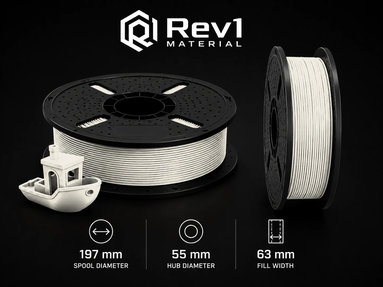 Rev1 ASA spool in natural