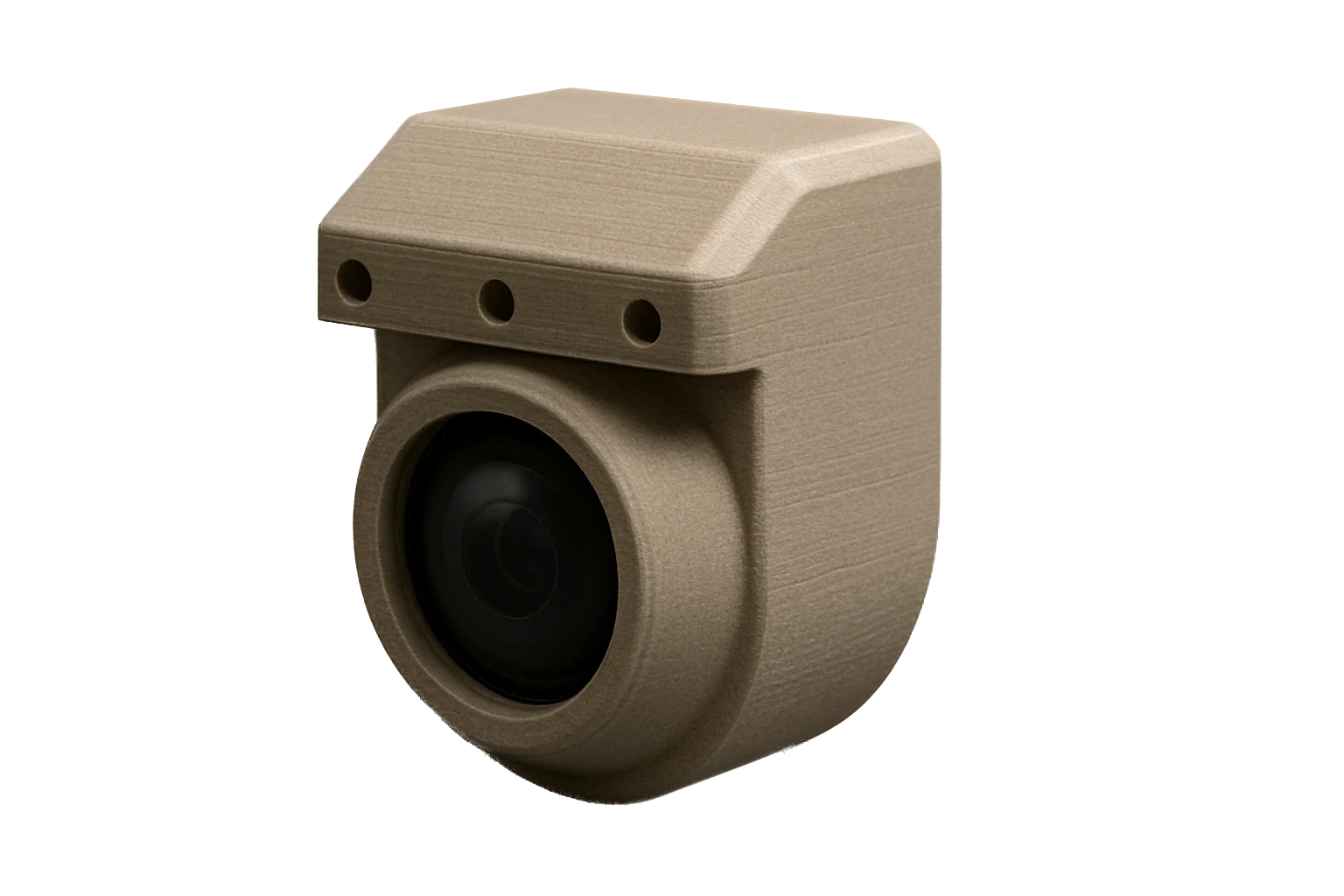 Structural part 3D-printed in Rev1 ASA-GF natural glass-fiber filament for outdoor use, evenly wound