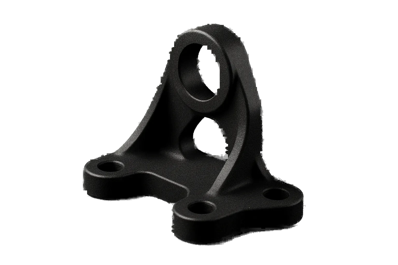 Structural bracket 3D-printed in Rev1 PA-CF carbon-fiber nylon