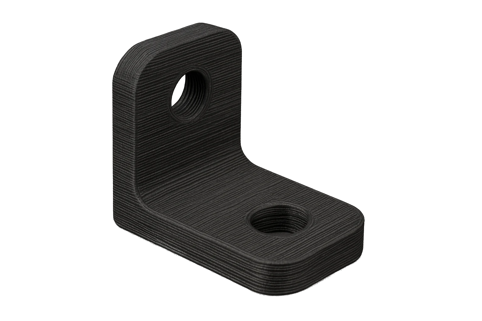 Part 3D-printed in Rev1 PETG Carbon-Fiber look — specialty finish