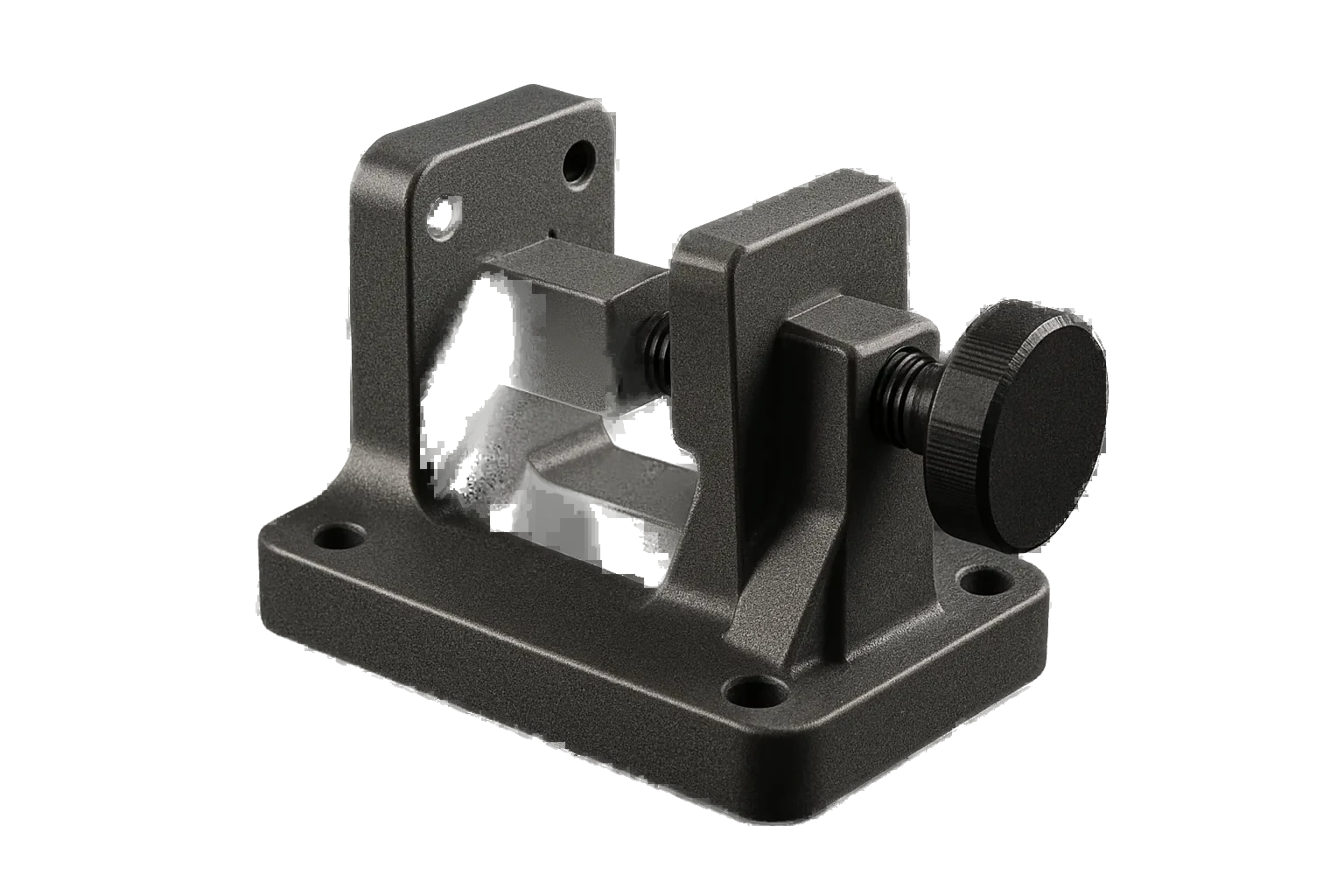 Workholding jig and fixture 3D-printed in Rev1 PETG-GF, grey