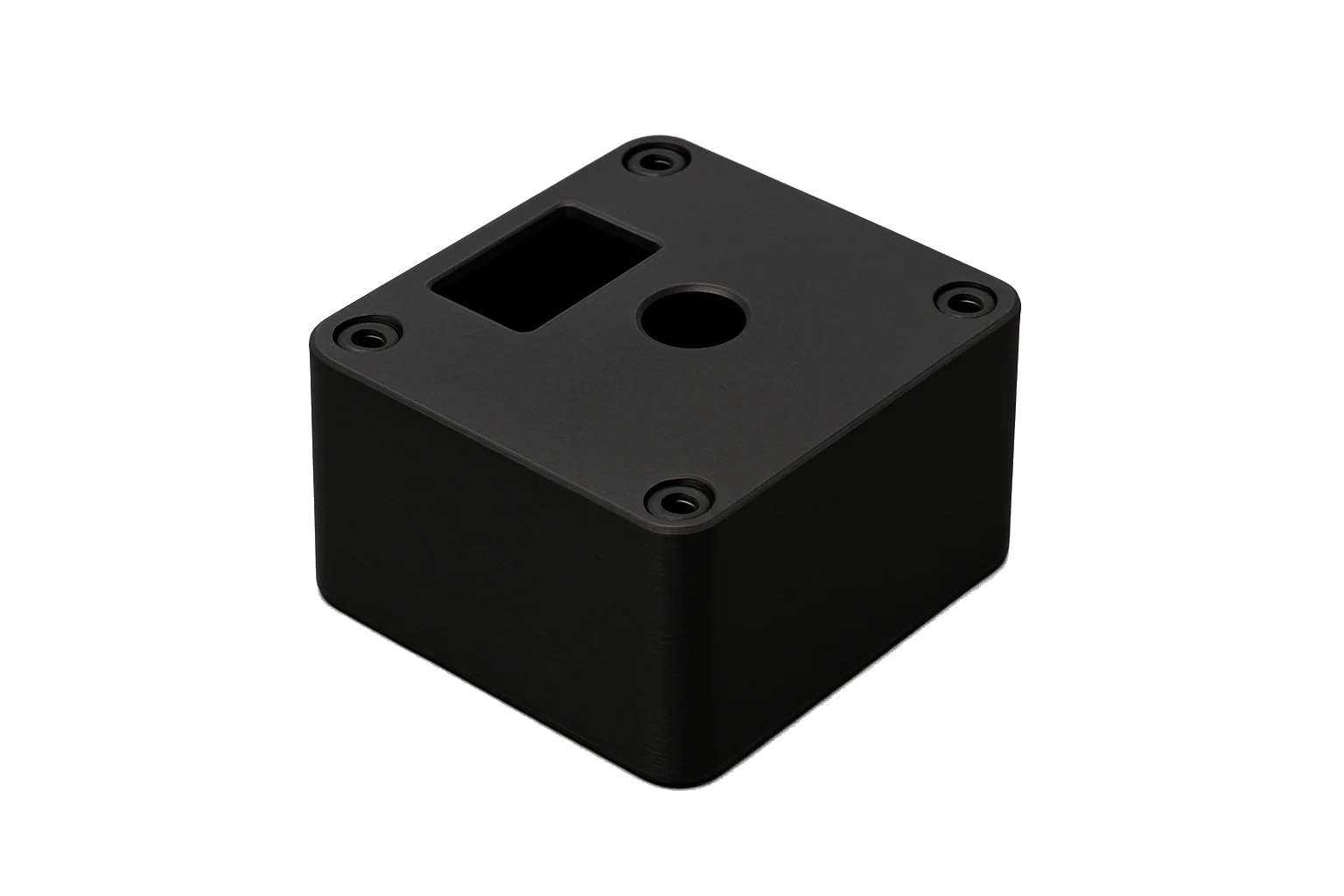 Functional enclosure 3D-printed in Rev1 PETG Matte with a durable, non-glare matte finish
