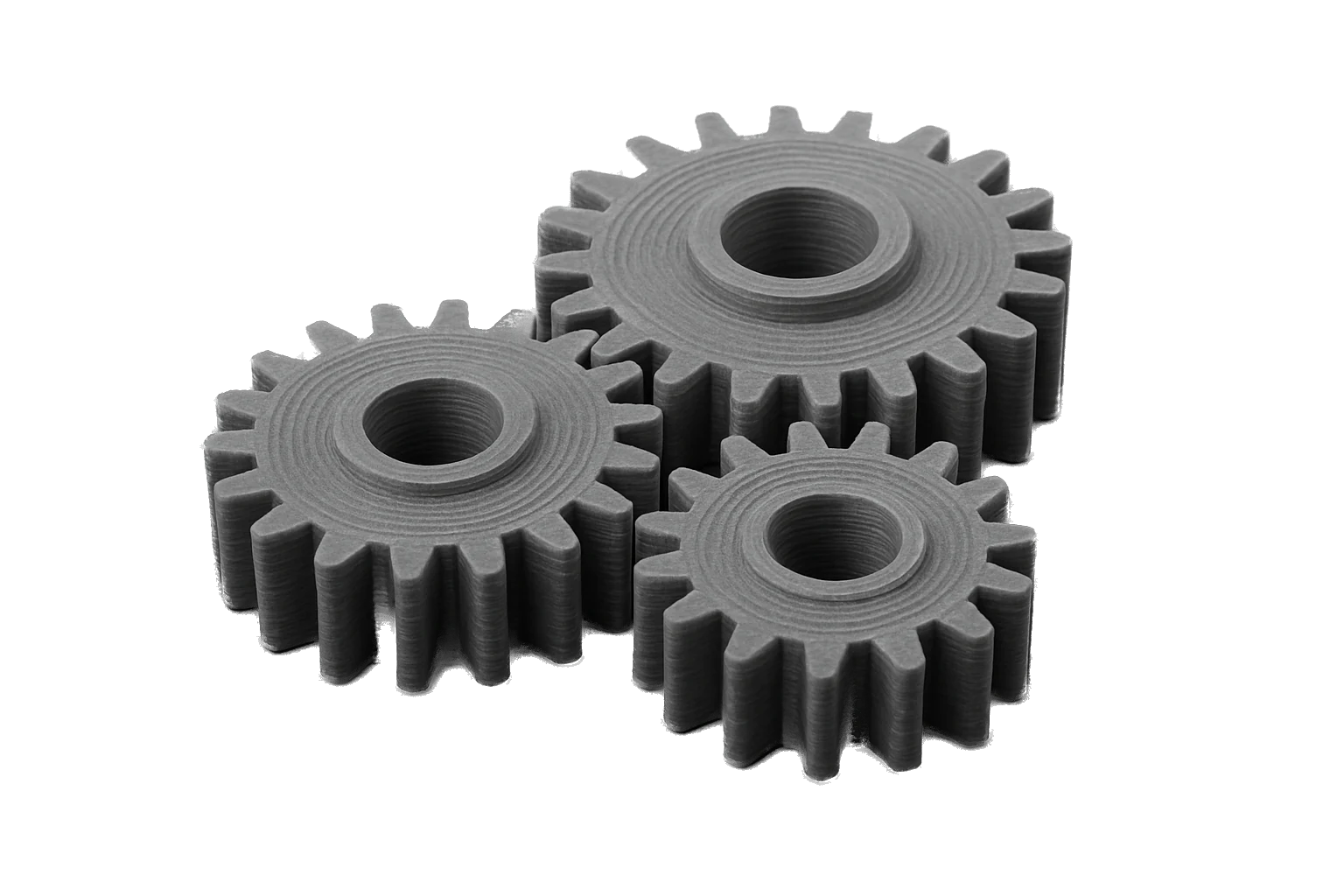 Durable mechanical gears 3D-printed in tough PLA Ultra