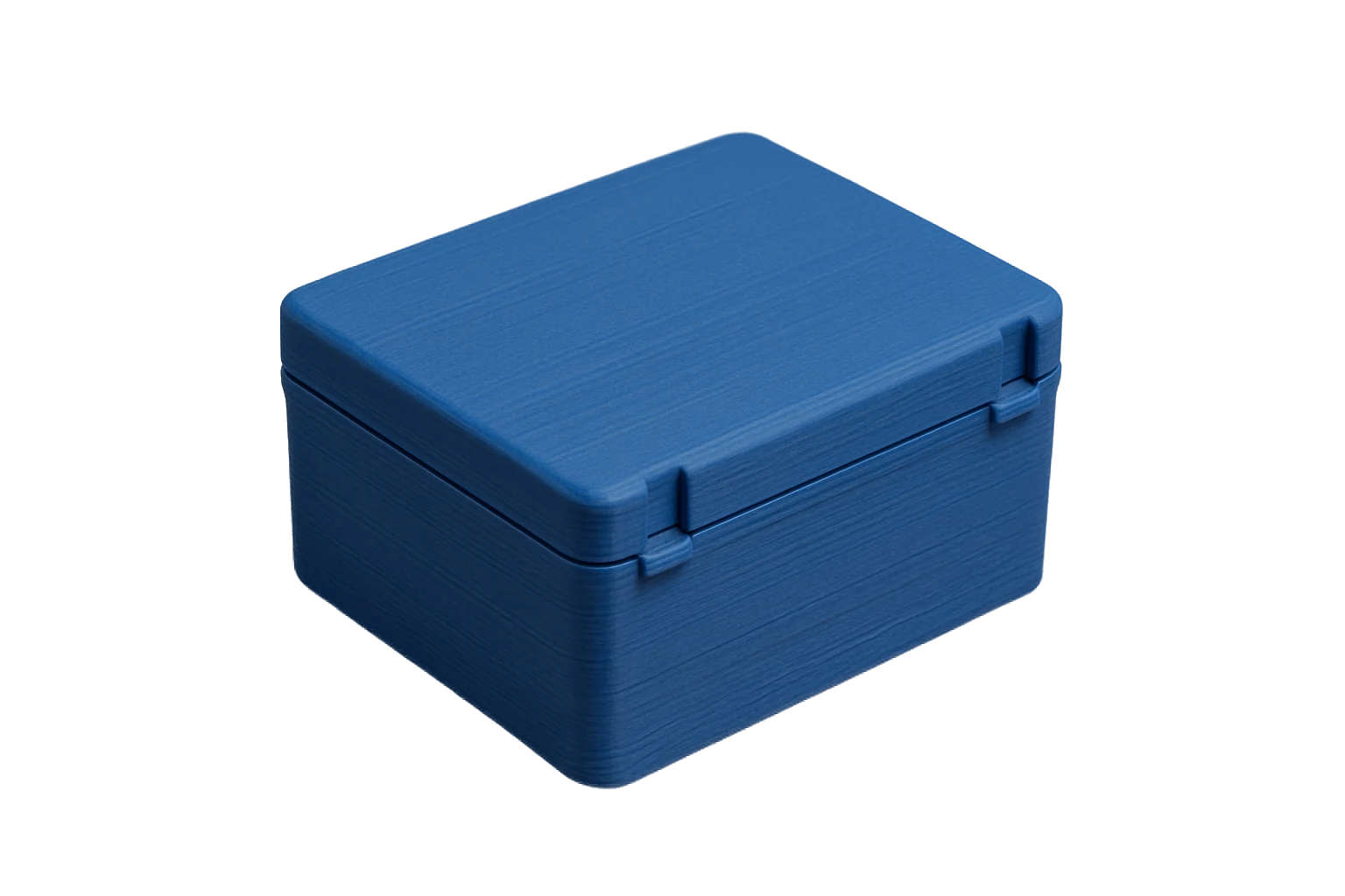 Sturdy snap-fit enclosure box 3D-printed in tough PLA Ultra