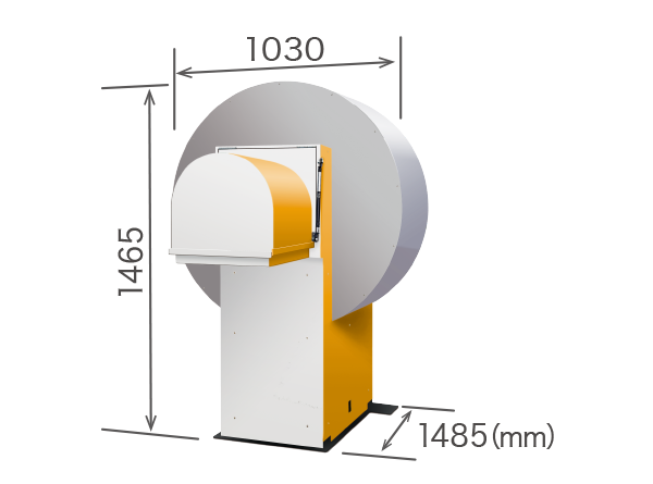 RF System Lab NAOMi-CT 3D-Slide L industrial X-ray CT scanner &mdash; front view