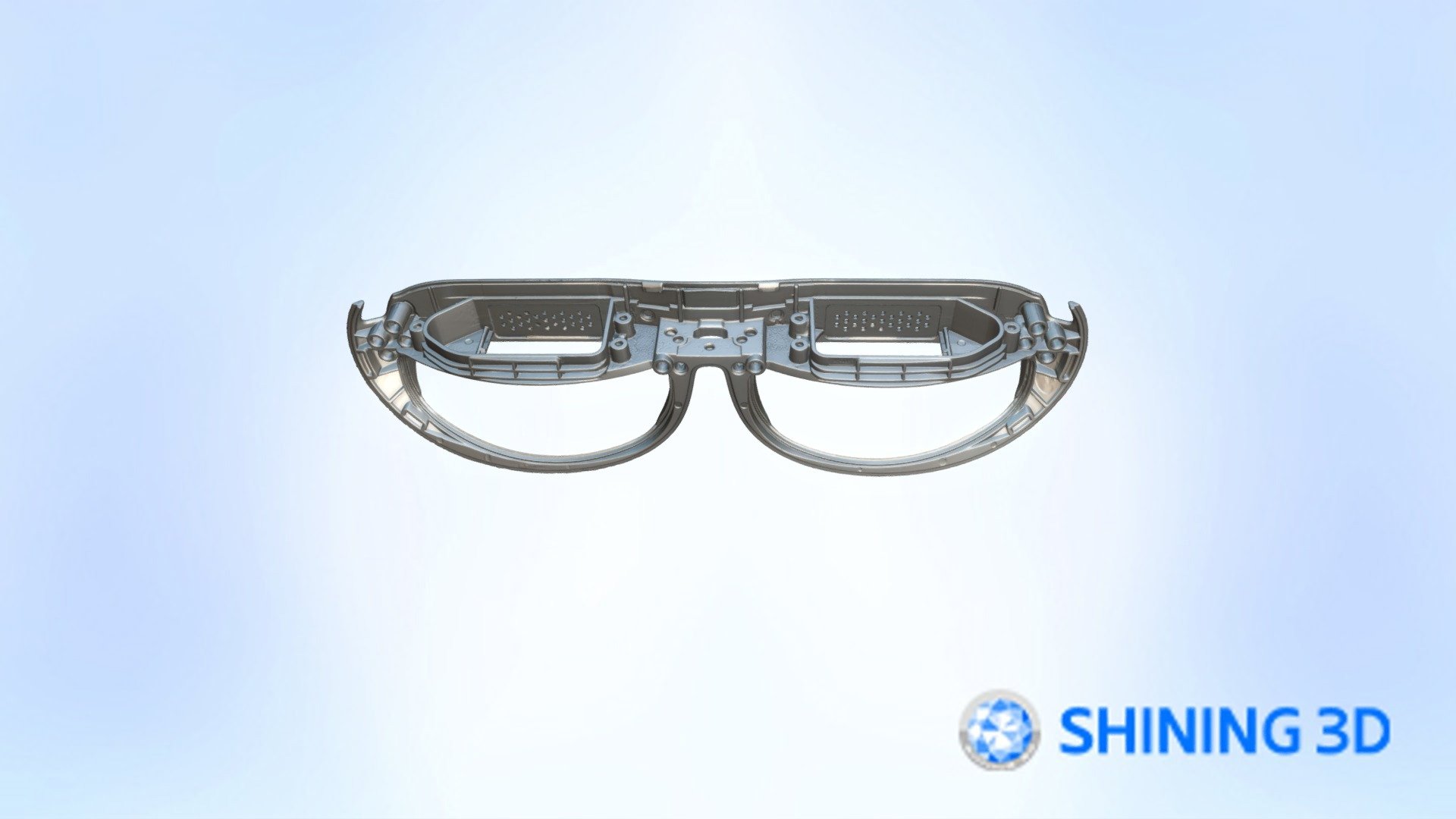 AutoScan Inspec2 scan result &mdash; VR glasses, interactive 3D model &mdash; click to rotate in 3D