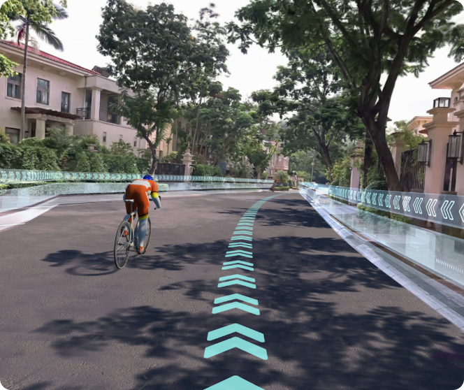 Photorealistic 3D Gaussian Splatting reconstruction of a tree-lined street captured with XGRIDS PortalCam
