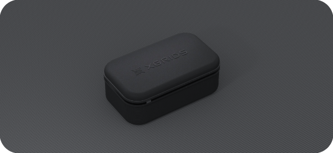 XGRIDS PortalCam rugged hard carry case, closed